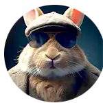 AI generated image of fat rabbit director